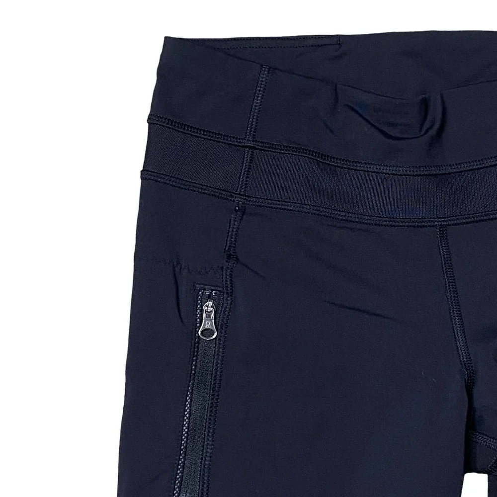 Lululemon Inspire Mesh Tight II Black 7/8 Leggings Size 6 - Picture 8 of 13